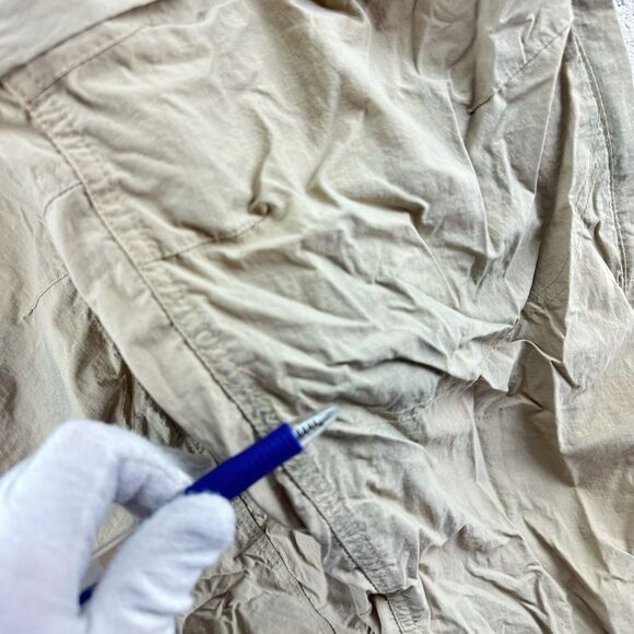 REI Cargo Pants Men Beige Switchback Army Hiking Convertible Paratrooper Sz XXL - Picture 5 of 11